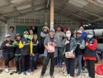 ลงพื้นที่ปฏิบัติงานควบคุมโรคระบาดไข้มาลาเรีย ณ บริเวณบ้านพัก